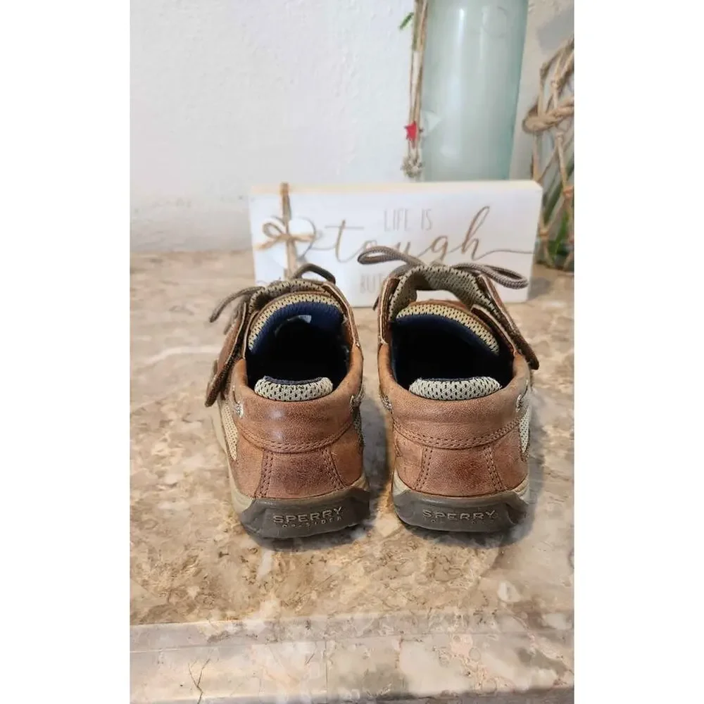 Sperry Top-Sider Brown Boat Shoes kids 11c